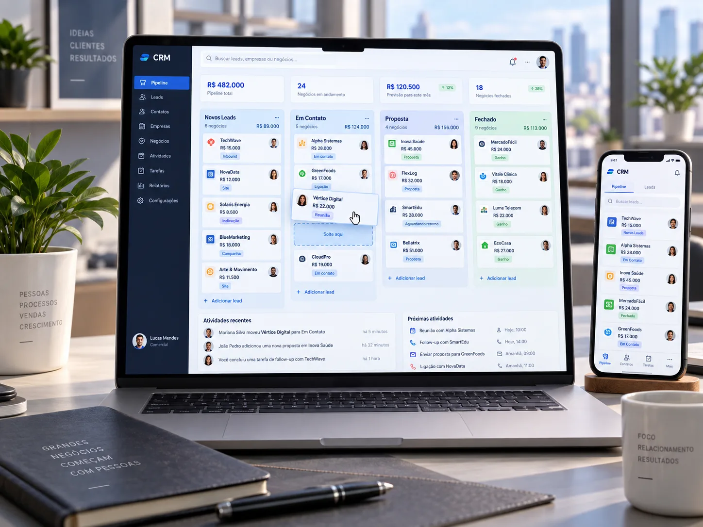 Upsync Gestão de Leads (CRM)